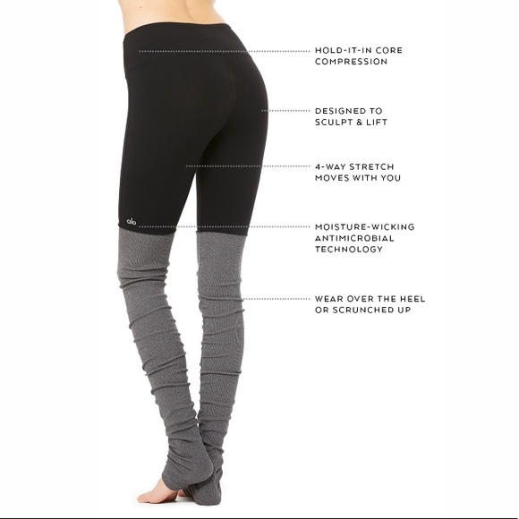 SOLD || Alo Yoga Goddess Leggings in Smoky Quartz - S - Picture 3 of 7